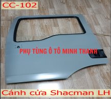 Cánh cửa Shacman LH Tổng thành màu ghi không công tắc