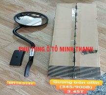 Gương tròn liền tay (OLLIN 345A đến 900B) xe tải 3,45T đến 9T 