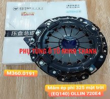 Mâm ép  OLLIN 720E4 (EQ140) phi 325 mặt trời (Foton chính hãng)