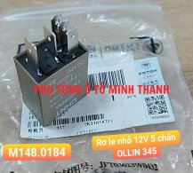 Rơ le nhỏ 12V 5 chân OLLIN 345 (Foton chính hãng)