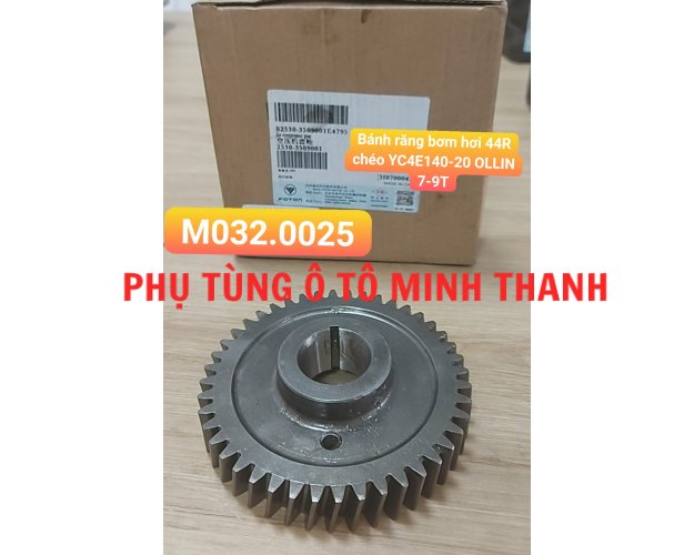 Bánh răng bơm hơi 44R chéo YC4E140-20 OLLIN 7-9 tấn (Foton chính hãng)