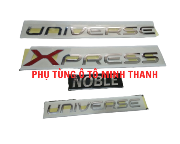 Bộ chữ Universe 7 chữ