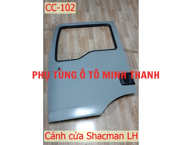 Cánh cửa Shacman LH Tổng thành màu ghi không công tắc