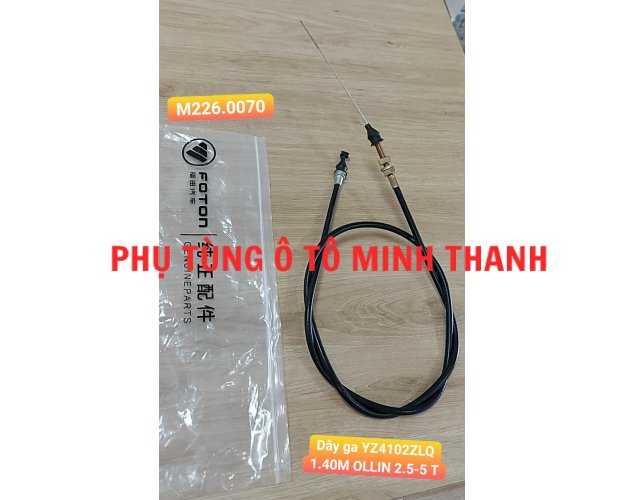 Dây ga Olin YZ4102ZLQ 1,40m OLLIN 2.5-5 Tấn (Foton chính hãng)