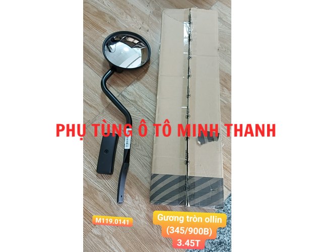 Gương tròn liền tay (OLLIN 345A đến 900B) xe tải 3,45T đến 9T 
