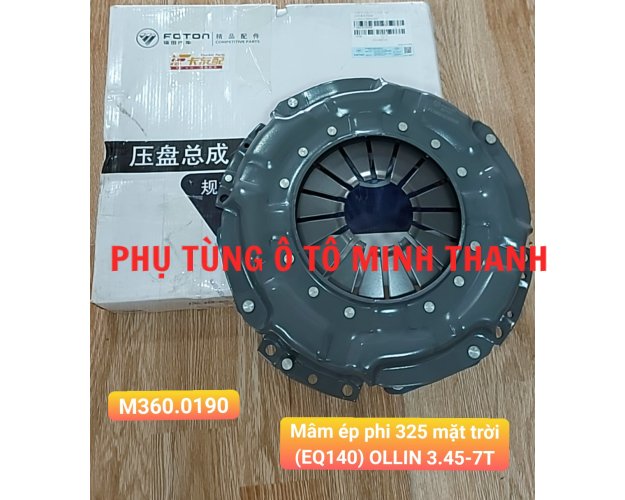 Mâm ép OLLIN 3.45-7 Tấn EQ140 phi 325 mặt trời (Foton chính hãng)