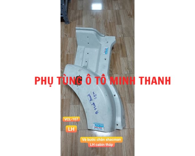 Vè bước chân Shacman trước LH cabin thấp